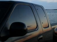 Pose de vitres teintées sur un pick-up